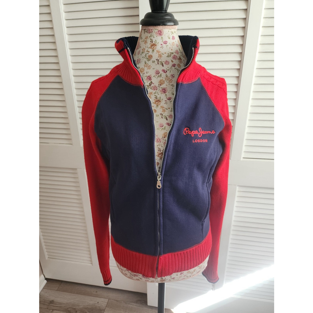 Rare vintage Pepe jeans sweater jacket
